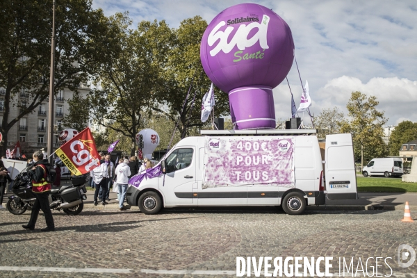 Manifestation des personnels de santé