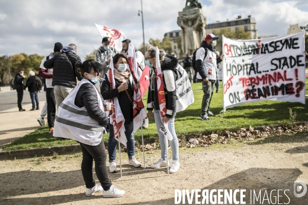 Manifestation des personnels de santé