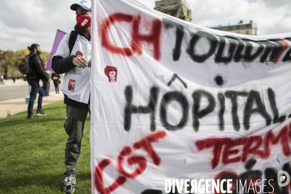 Manifestation des personnels de santé