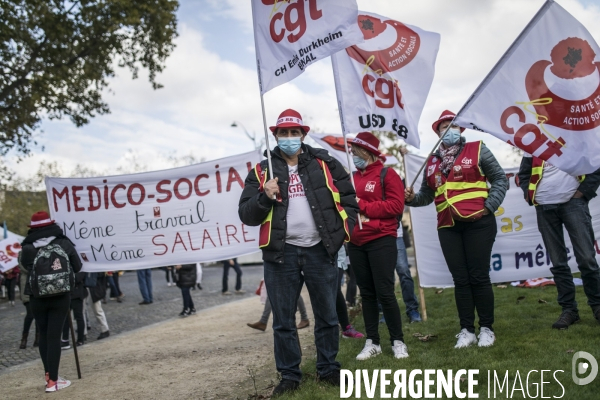 Manifestation des personnels de santé