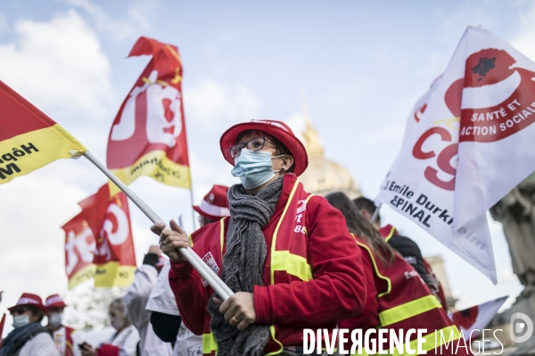 Manifestation des personnels de santé