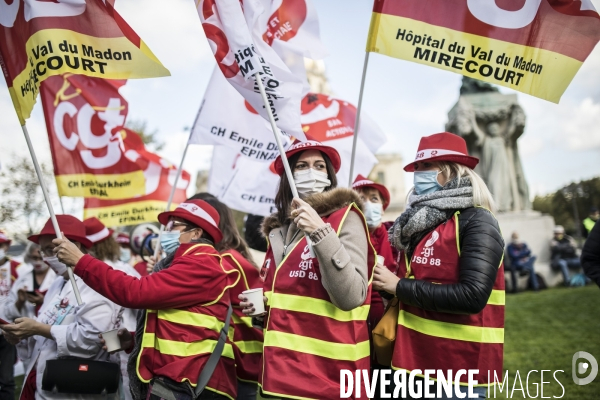 Manifestation des personnels de santé