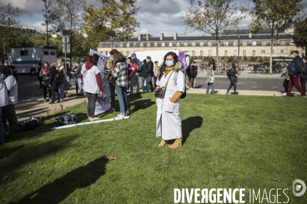 Manifestation des personnels de santé