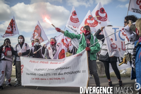 Manifestation des personnels de santé