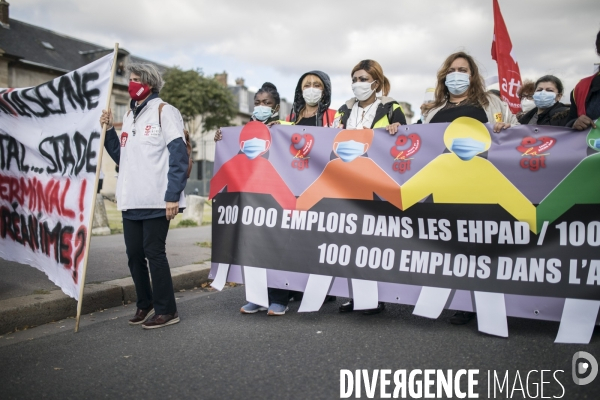 Manifestation des personnels de santé