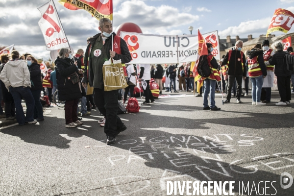 Manifestation des personnels de santé