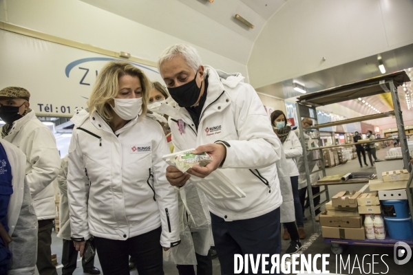 Visite de Barbara Pompili au Marché International de Rungis