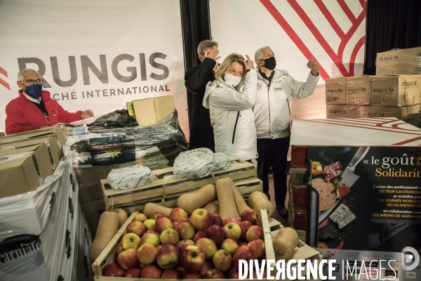 Visite de Barbara Pompili au Marché International de Rungis