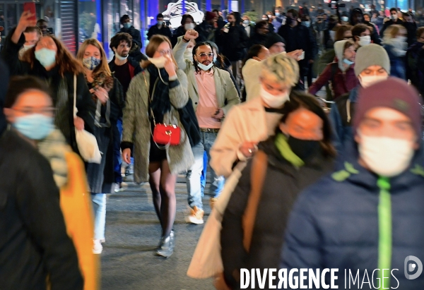 Première soirée du couvre feu