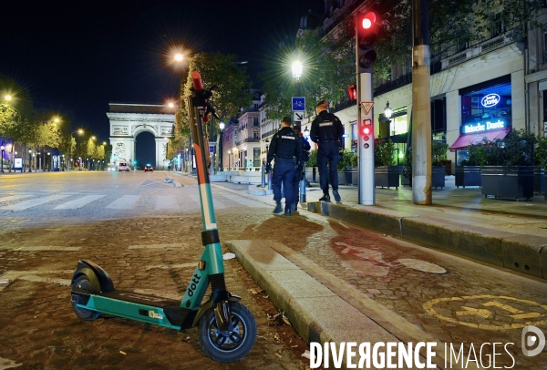 Première soirée du couvre feu