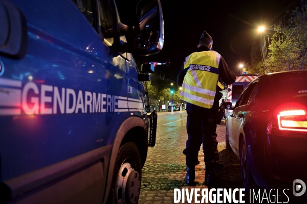 Première soirée du couvre feu
