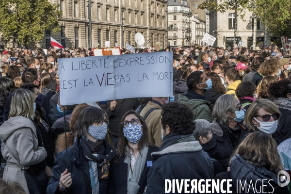 Hommage à Samuel Paty.