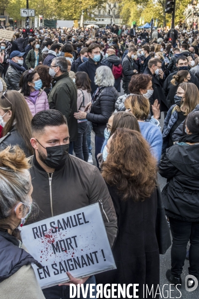 Hommage à Samuel Paty.