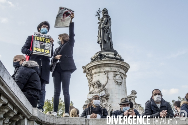 Hommage à Samuel Paty.