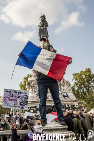 Hommage à Samuel Paty.