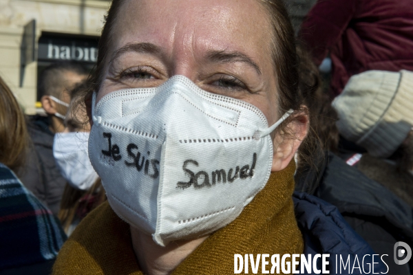 Hommage à Samuel Paty