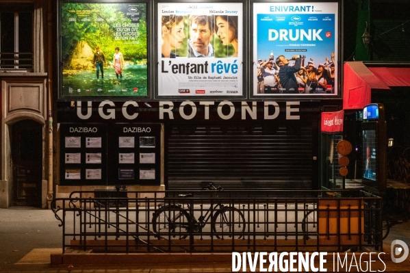 Couvre-feu. Fermeture des cinémas.