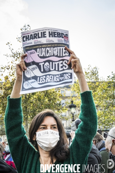 Rassemblement Hommage à Samuel Paty