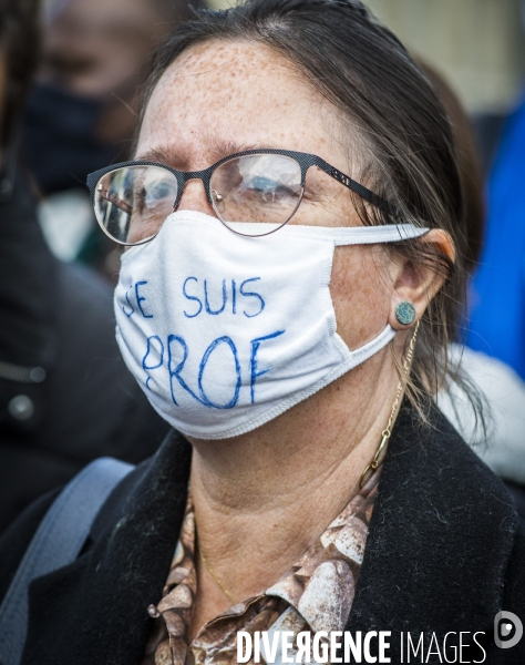 Rassemblement Hommage à Samuel Paty