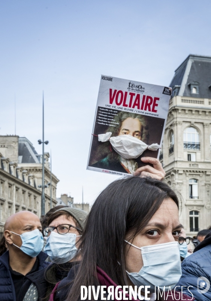 Rassemblement Hommage à Samuel Paty