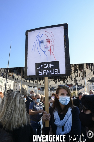 Hommage au professeur Samuel Paty