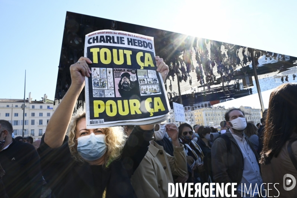 Hommage au professeur Samuel Paty