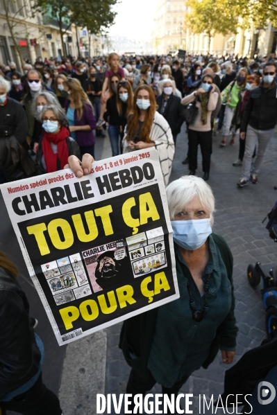 Hommage au professeur Samuel Paty