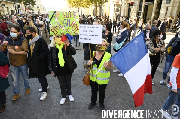 Hommage au professeur Samuel Paty