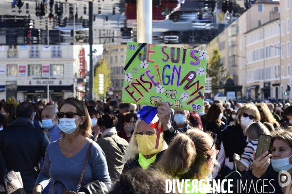 Hommage au professeur Samuel Paty