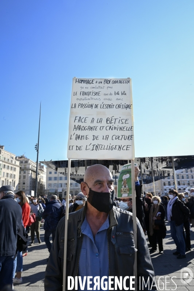 Hommage au professeur Samuel Paty