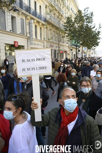 Hommage au professeur Samuel Paty