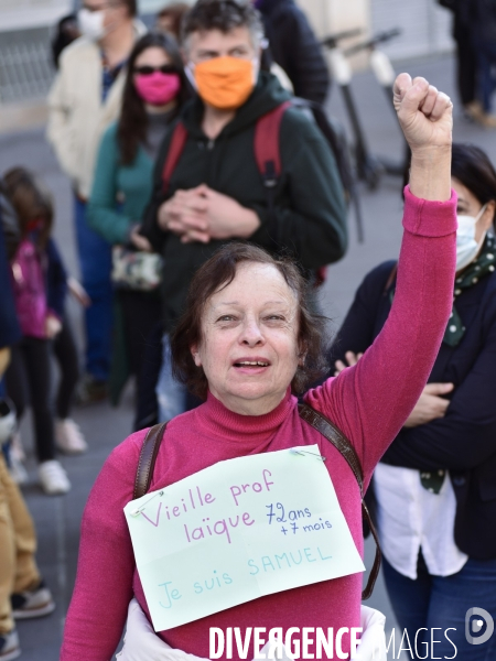 Hommage au professeur Samuel Paty