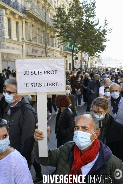 Hommage au professeur Samuel Paty