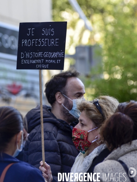 Hommage au professeur Samuel Paty