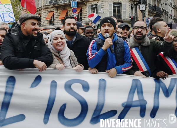 Manifestation contre l islamophobie