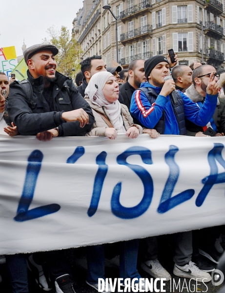 Manifestation contre l islamophobie