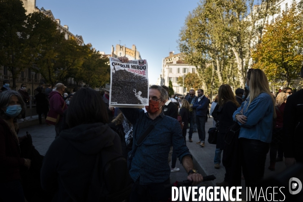 Marseille, marche pour Samuel Paty