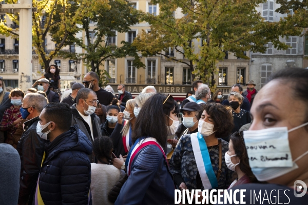 Marseille, marche pour Samuel Paty