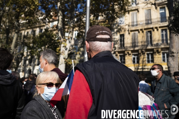 Marseille, marche pour Samuel Paty