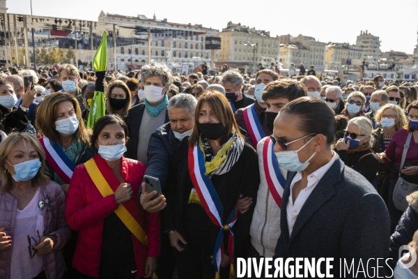 Marseille, marche pour Samuel Paty