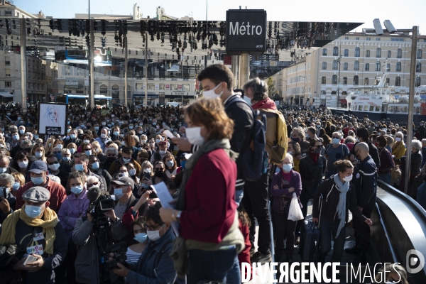 Marseille, marche pour Samuel Paty