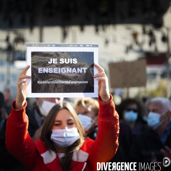 Marseille, marche pour Samuel Paty