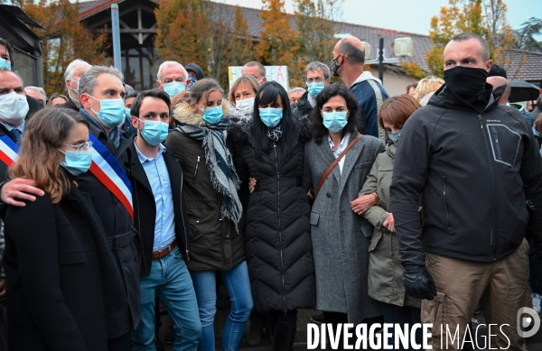 Marche blanche en hommage a la memoire de samuel paty