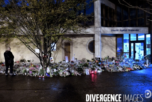 Marche blanche en hommage a la memoire de samuel paty