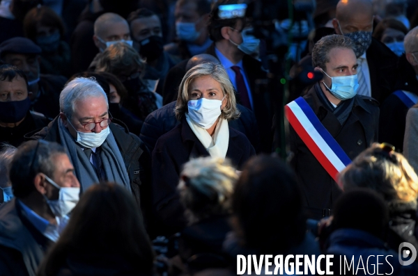 Marche blanche en hommage a la memoire de samuel paty