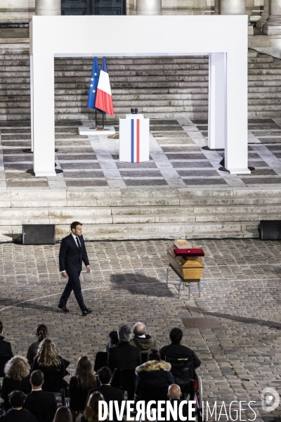 Hommage national à Samuel Paty, la Sorbonne