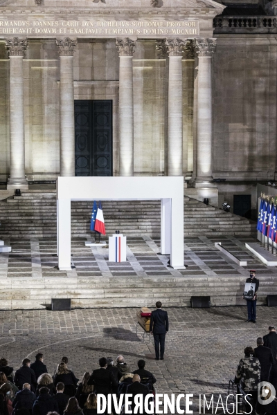 Hommage national à Samuel Paty, la Sorbonne