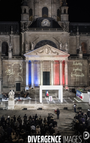 Hommage national à Samuel Paty, la Sorbonne