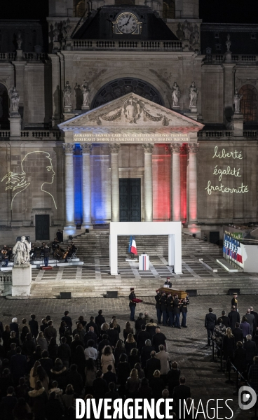 Hommage national à Samuel Paty, la Sorbonne