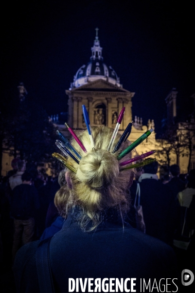 Hommage National à Samuel Paty place de la Sorbonne